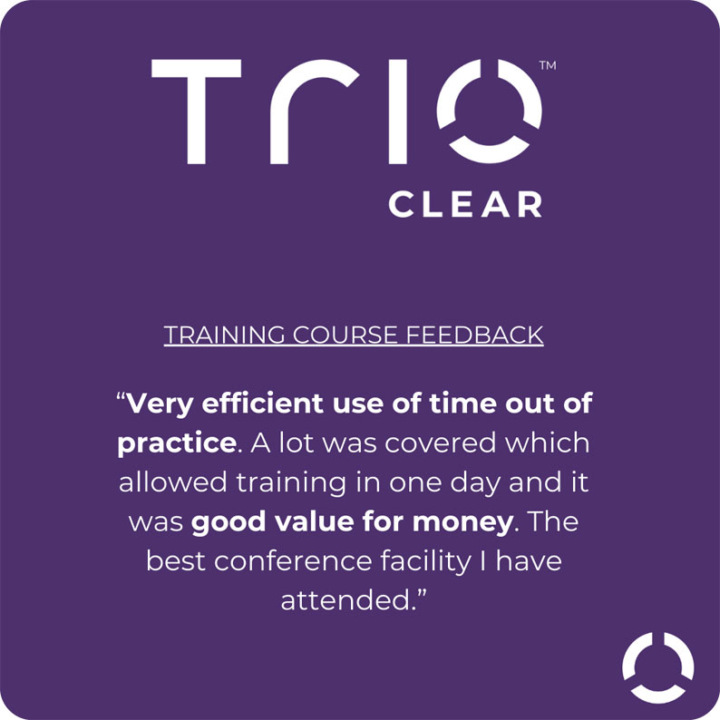 TrioClear Training Course Feedback