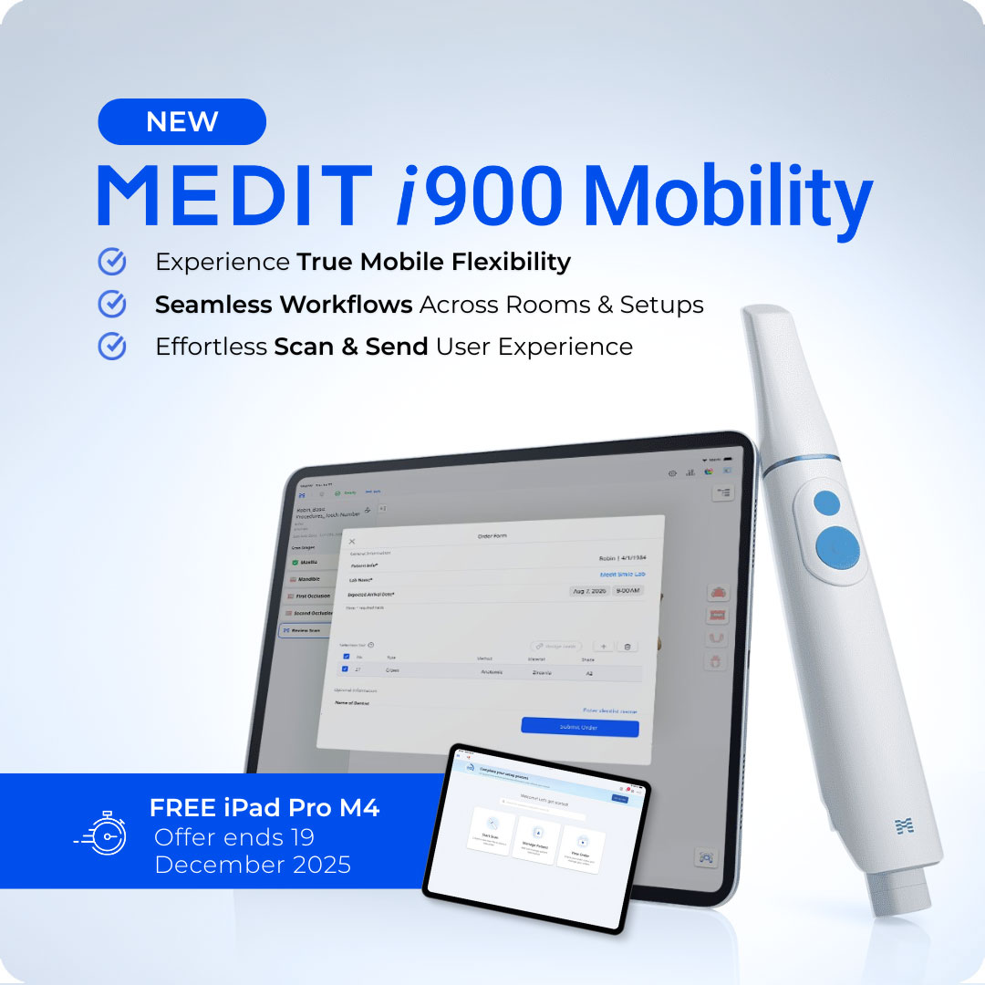 MEDIT i900 Mobility Intraoral Scanners